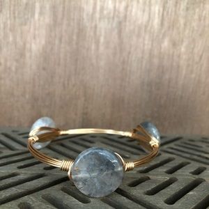 Beautiful grey stone bangle